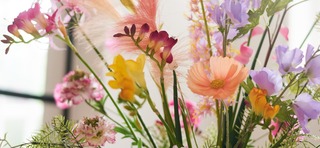 bloemen Silk-ka zijde
